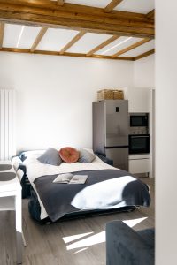 Belvedere237 "B" living room wit air conditioning with sofa-bed